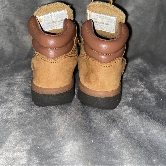 Timberland Field Boots Infant Toddler Size 5 Brown Nubuck - Picture 10 of 11